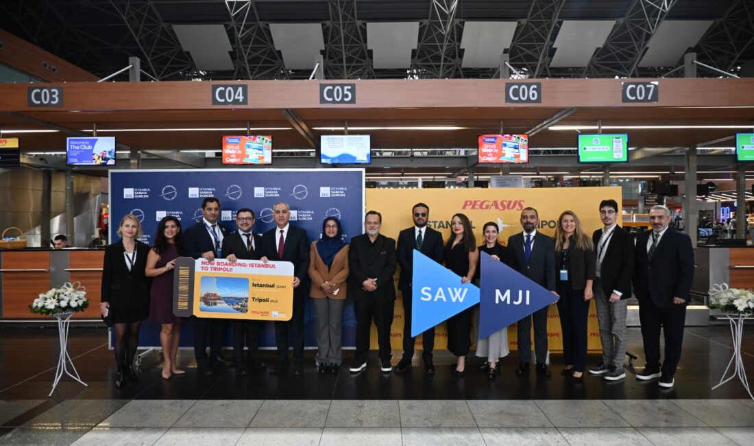 İstanbul Sabiha Gökçen (ISG) Uluslararası Havalimanı, Pegasus Hava Yolları’nın Libya’nın