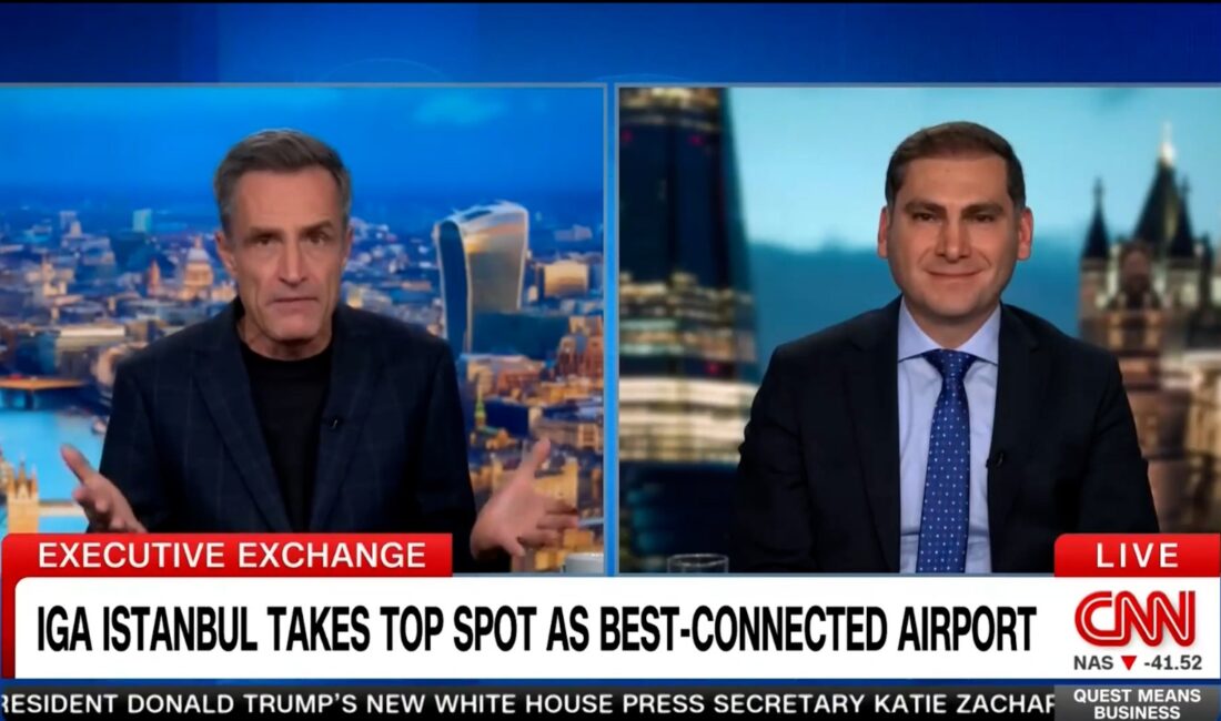 İGA İstanbul Havalimanı CEO’su Selahattin Bilgen, CNN International’ın “Quest Means
