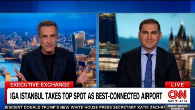 İGA İstanbul Havalimanı CEO’su Selahattin Bilgen, CNN International’ın “Quest Means